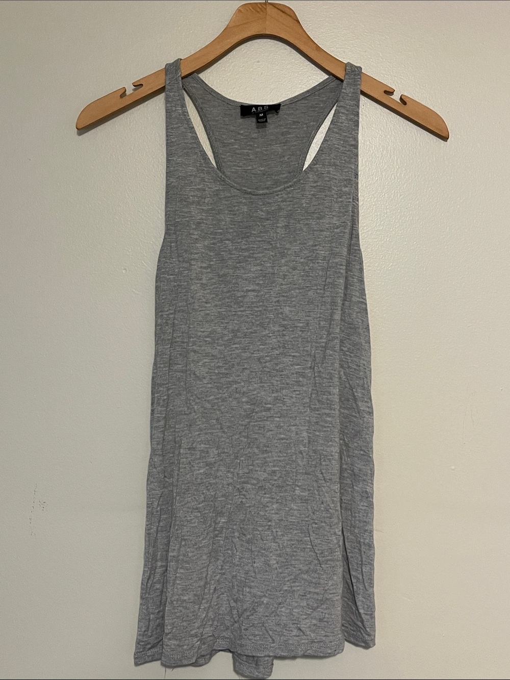 ABS Allen Schwartz Heather Gray Racerback Tank